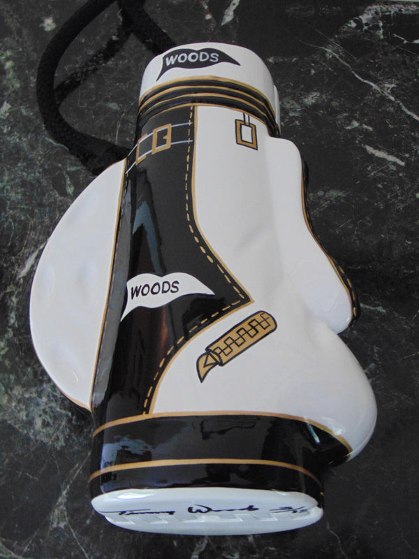 Vintage Timmy Woods Golf Purse: Handcrafted Wooden Novelty Bag