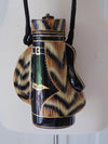 Vintage Timmy Woods Golf Bag Purse: Wooden Novelty Handbag