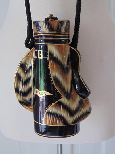 Vintage Timmy Woods Golf Bag Purse: Wooden Novelty Handbag