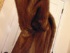 Vintage Beige Mink Fur Coat: Embroidered Lining, Monogrammed