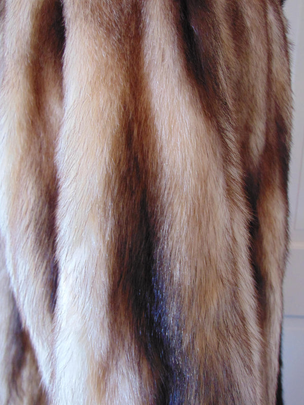 Vintage Fitch Fur Coat: Full Length Unisex Design