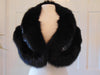 Vintage Black Fox Fur Stole: Neiman Marcus Zandra Rhodes, Formal Events