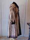 Vintage Fitch Fur Coat: Full Length Unisex Design