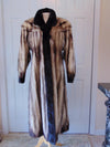 Vintage Fitch Fur Coat: Full Length Unisex Design