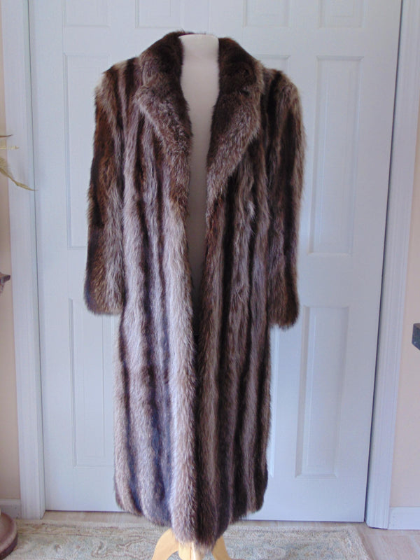 Vintage Raccoon Fur Coat, Furs by Erika Schon