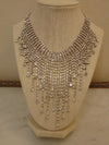 Vintage KJL Rhinestone Waterfall Necklace: Adjustable Length