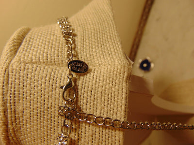 Vintage KJL Rhinestone Waterfall Necklace: Adjustable Length