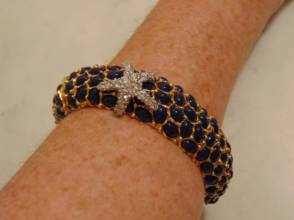 Hinged Starfish Bracelet-Nautical Bracelet-Ocean Resort Bracelet-KJL Starfish Bracelet-Tropical Bracelet-Resort Jewelry-Summer Bracelets