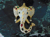 Vintage KJL Elephant Brooch: Kenneth Jay Lane Statement Jewelry