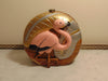 Vintage Timmy Woods Wooden Flamingo Purse: Collectible Shoulder Bag