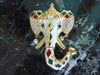 Vintage KJL Elephant Brooch: Kenneth Jay Lane Statement Jewelry