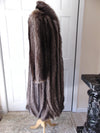 Vintage Full Length Raccoon Fur Coat, Silverish Hues