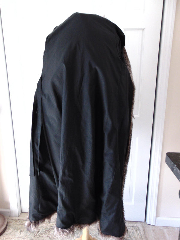 Vintage Full Length Raccoon Fur Coat, Silverish Hues