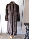 Vintage Full Length Raccoon Fur Coat, Silverish Hues