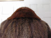 Vintage Full Length Nutria Fur Coat, Fox Collar, Flemington Furs