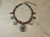 Carolyn Pollack Sterling Silver Stone Medallion Necklace, 17"
