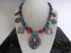 Carolyn Pollack Sterling Silver Stone Medallion Necklace, 17"