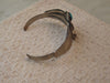 Turquoise Sterling Silver Eagle Cuff Bracelet, Running Bear, Western Jewelry