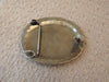 Sterling Silver Turquoise Deer Belt Buckle, Western Cowboy Cowgirl Rodeo