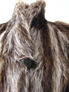 Vintage Full Length Raccoon Fur Coat, Silverish Hues