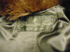Vintage Full Length Nutria Fur Coat, Fox Collar, Flemington Furs