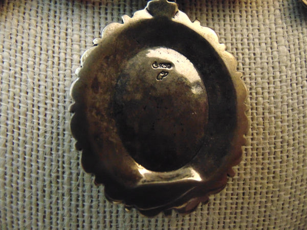 Carolyn Pollack Sterling Silver Stone Medallion Necklace, 17"