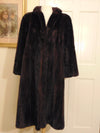 Vintage Mahogany Mink Fur Coat, Full Length Ranch