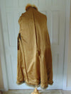 Long Genuine Vintage Preloved Gray And Red Fox Fur Coat, Unisex Fox Fur Coat