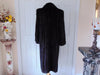 Genuine Mink Fur Coat Full Length, Preloved Vintage Long Black Furs