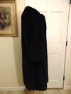 Vintage Mahogany Mink Fur Coat, Full Length Ranch