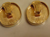 Kenneth Jay Lane Goldtone Faux Turquoise Ring An Interior Adjuster Sized 5-8 Matching Clip Earrings