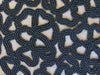 Black Beaded Clutch Roberta Freyman, Wedding Clutch, Vintage Preloved Cotton Bead Purse