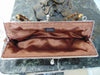 Vintage Yilin Satin Purse with Tigers Eye Handle, Sequins & Stones