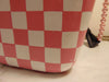 Timmy Woods Preloved Vintage Twin Siamese Cat Pink And White Checked Purse