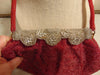 Made In France Red Micro Beaded Evening Purse Prelove Vintage