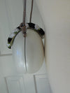 Vintage Timmy Woods Black And White Floral Purse, Wedding Purses, Rare Flower Purse