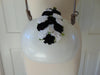 Vintage Timmy Woods Black And White Floral Purse, Wedding Purses, Rare Flower Purse