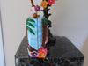Timmy Woods Pink Flamingo Purse, Tropical Wooden Handbag, Wearable Art
