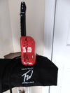 Timmy Woods Vintage Wooden Guitar Purse, Signed