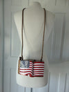 Timmy Woods USA Flag Purse – Wearable Art, Beverly Hills Designer