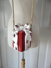 Timmy Woods Ladybug Gift Purse, Vintage Christmas Bag, Crossbody Shoulder Purse
