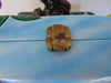 Timmy Woods Pink Flamingo Purse, Tropical Wooden Handbag, Wearable Art