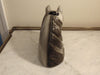 Wooden Timmy Woods Gray Horse, Preloved Vintage Rare Horse Purse, Equestrian Purses