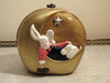 Timmy Woods Rabbit on Moon Wooden Crossbody Purse - Retired