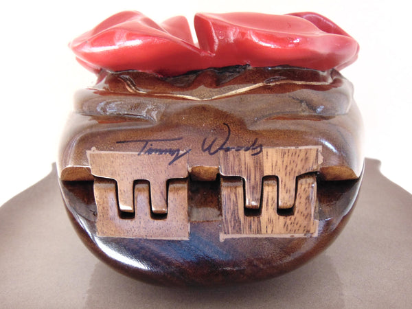 Vintage Timmy Woods Red Hibiscus Purse, Spring Summer Purses