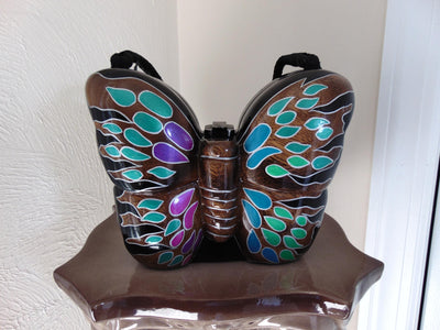 Timmy Woods Wooden Butterfly Purse, Spring Summer Butterfly Purses