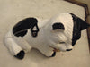 Handcrafted Wooden Cat Purse By Timmy Woods, Wooden Kitty Statue Decor Black And White