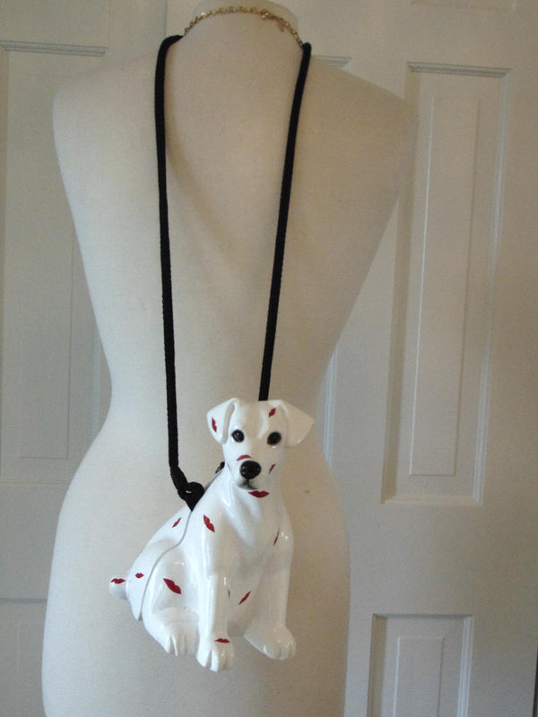Vintage Timmy Woods Love My Dog Purse, Wooden Dog Home Decor, Puppy Lovers Purses