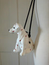 Vintage Timmy Woods Love My Dog Purse, Wooden Dog Home Decor, Puppy Lovers Purses