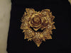 Elizabeth Taylor Passion Flower Brooch, Vintage KJL Brooch